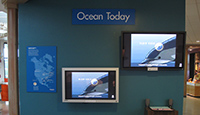 kiosk at Hatfield Marine Science Center